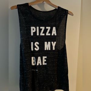 Pizza is my Bae Tank